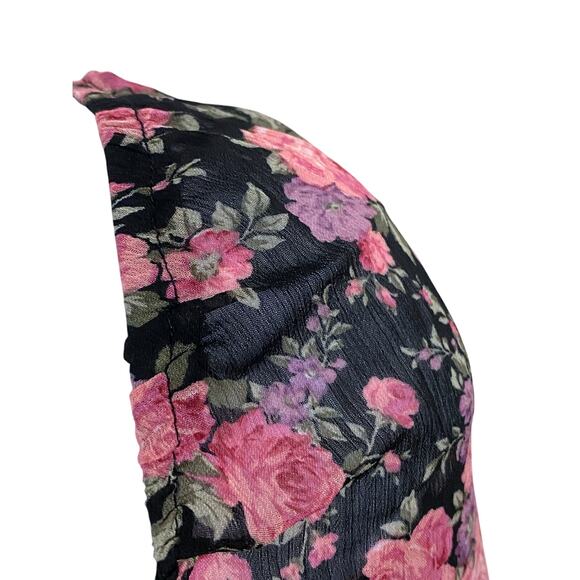 Francesca's Floral Sweetheart Tiered Dress S Cottagecore Milkmaid Romantic NWT - Picture 4 of 13